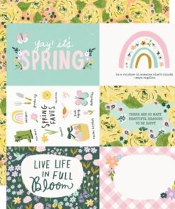 Simple Stories - COLLEZIONE BUNNIES + BLOOMS - 4X6 ELEMENTS