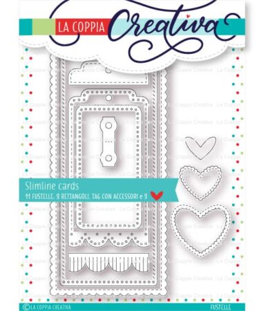LA COPPIA CREATIVA- Slimline cards - fustelle