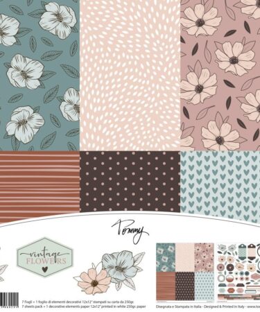 TOMMY ART - Tommy paper pack – Vintage Flowers