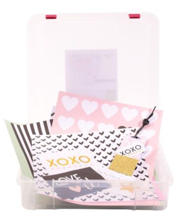 Alternative view of VAESSEN - CONTENITORE PER CARTE 12X12 - CRAFT & PHOTO CASE