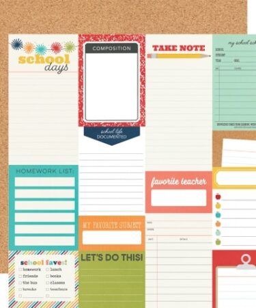 Simple Stories - collezione SCHOOL LIFE- JOURNAL ELEMENTS