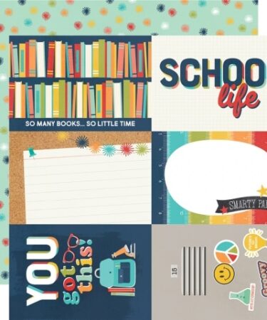 Simple Stories - collezione SCHOOL LIFE- 4X6 ELEMENTS