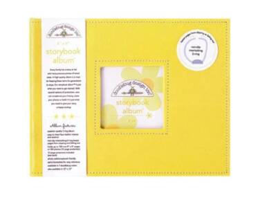 DOODLEBUG DESIGN COLLEZIONE HIPPITY HOPPITY- bumblebee storybook albums 8x8