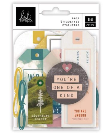 Heidi Swapp Collezione Care Free Tag Set 14/Pkg