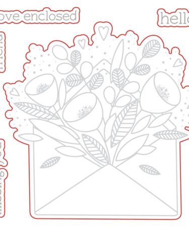 Alternative view of HONEY BEE Pretty Postage Honey Cuts