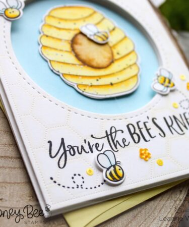 Alternative view of HONEY BEE Hi Honey 4x8 Stamp Set