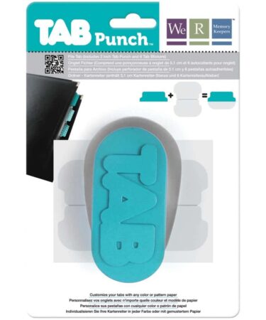 WE R MEMORY KEEPERS Tab Punch File, 2" PUNCH