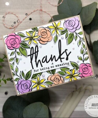 Alternative view of Full of Flowers - Singles Dies - TAYLORED EXPRESSIONS