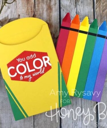 Alternative view of HOEY BEE - Small Crayon Box Card  Honey Cuts