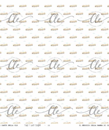 LE CARTE DELLA CLE - COLLEZIONE TUTTI I TUOI SOGNI - CARTA PATTERNED N. 11