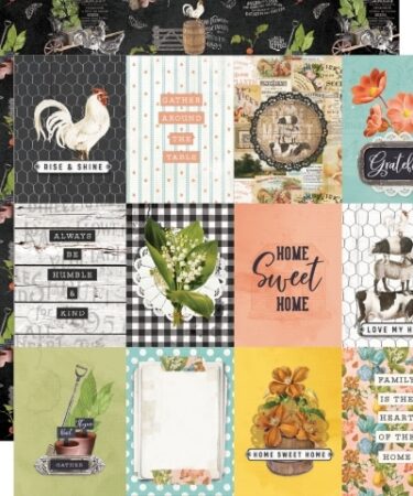 Simple Stories - collezione  SIMPLE VINTAGE FARMHOUSE GARDEN - 3X4 ELEMENTS