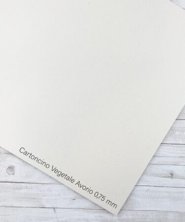 TOMMY ART -CARTONE VEGETALE AVORIO da 0,75 mm