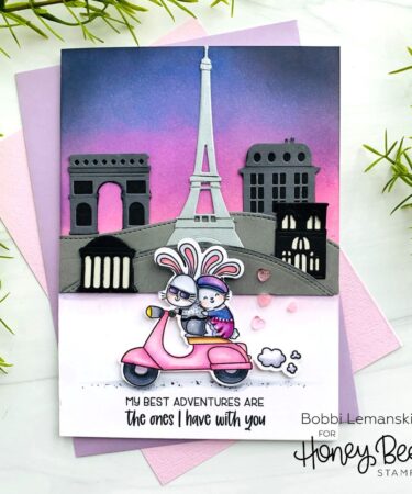 Alternative view of HONEY BEE-Enjoy The Ride 6x6 Stamp Set