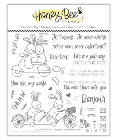 HONEY BEE-Enjoy The Ride 6x6 Stamp Set