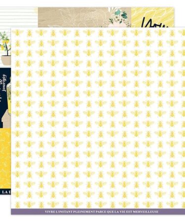 Alternative view of Papier imprimé DOLCE VITA 1 - Florilèges Design