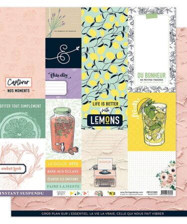 Papier imprimé DOLCE VITA 3 - Florilèges Design