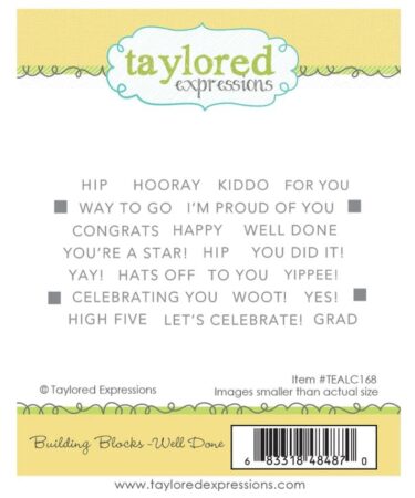 TIMBRO Building Blocks - Well Done - TAYLORED EXPRESSIONS