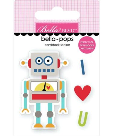 Bella Blvd - To The Moon Bella-Pops 3D Stickers, Mr. Robot