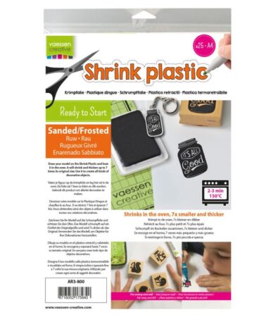 Alternative view of Vaessen Creative • Shrink plastic A4 sanded/frosted 25 FOGLI