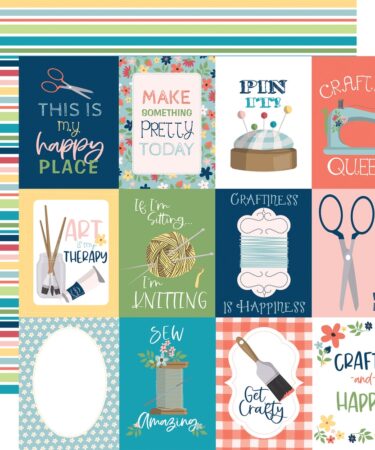 ECHO PARK, COLLEZIONE CRAFT & CREATE - 3X4 JOURNALING CARDS