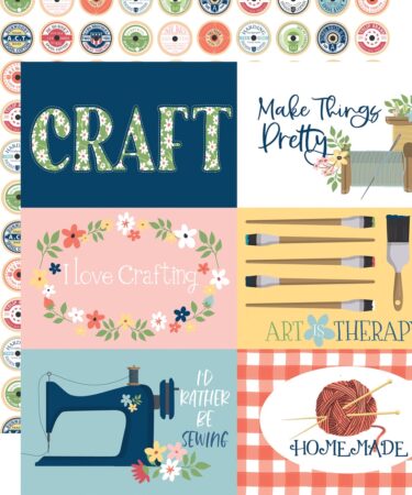ECHO PARK, COLLEZIONE CRAFT & CREATE - 6X4 JOURNALING CARDS