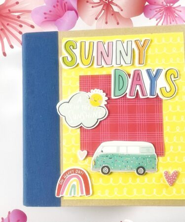 BINDER SUNKISSED -SIMPLE STORIES -PRODOTTO CONTENITORE