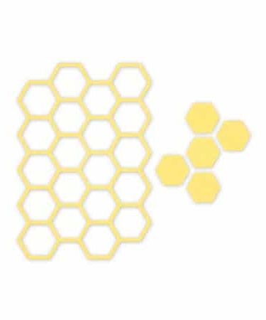 IMPRONTE D' AUTORE Sfondo esagoni