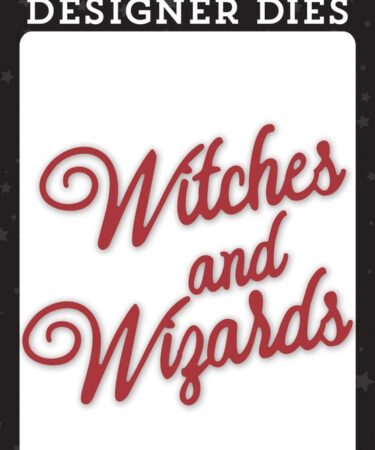 ECHO PARK, COLLEZIONE WITCHES & WIZARDS NO. 2  - WITCHES & WIZARDS WORD DIE SET