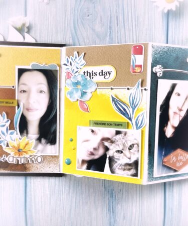 Alternative view of MINI ALBUM ACQUERELLATO - PRODOTTO CONTENITORE