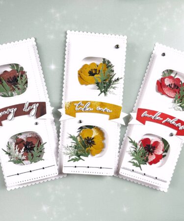 SLIMLINE CARD PAPAVERO DELLA COPPIA CREATIVA- PRODOTTO CONTENITORE