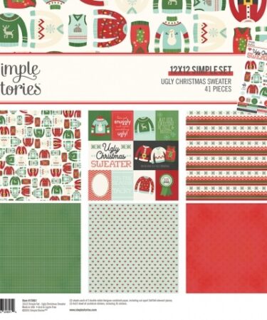 Simple Stories - COLLEZIONE UGLY CHRISTMAS SWEATER - COLLECTION KIT