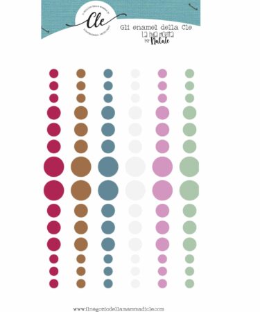 GLI ABBELLIMENTI DELLA CLE - COLLEZIONE LA MIA RICETTA DI NATALE - ENAMEL DOT