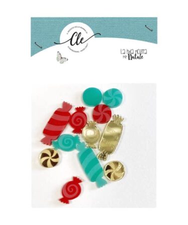 GLI ABBELLIMENTI DELLA CLE - COLLEZIONE LA MIA RICETTA DI NATALE - ABBELIMENTI ACRILICI