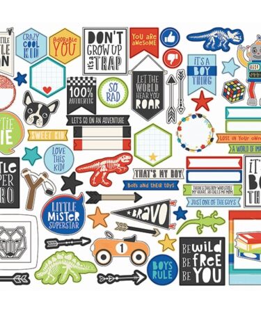 Simple Stories - LIL' DUDE BITS & PIECES