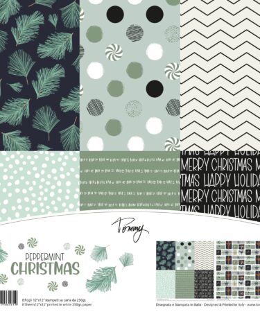 TOMMY ART paper pack – Peppermint Christmas
