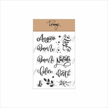TOMMY ART  clear stamps – Buone feste