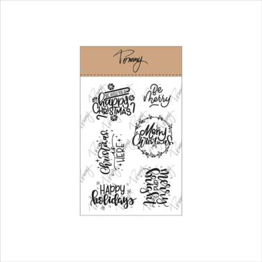 TOMMY ART  clear stamps – Christmas composition
