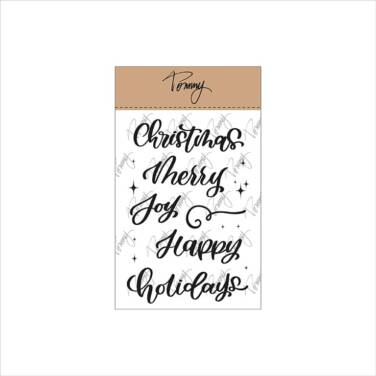 TOMMY ART  clear stamps – Merry Christmas