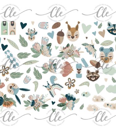 Alternative view of GLI ABBELLIMENTI DELLA CLE - COLLEZIONE RAINBOWS AND CLOUDS - EPHEMERA