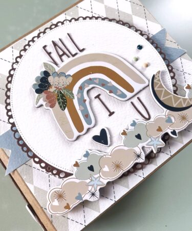 Alternative view of MINI BINDER RAINBOWS AND CLOUDS - PRODOTTO CONTENITORE