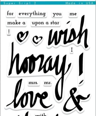 ALTE NEW - Timbri SUPER SCRIPT 2