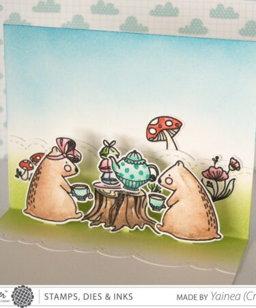 Alternative view of WAFFLE FLOWER - TEA FOR 2