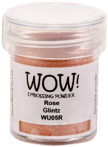 WOW- Barattolino di embossing glitter- ROSE GLINTZ
