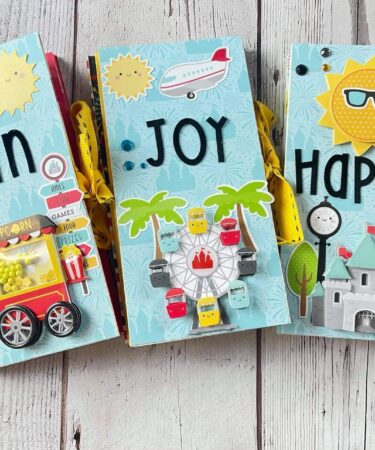 MINI ALBUM IN UNA PAGINA PRODOTTO CONTENITORE