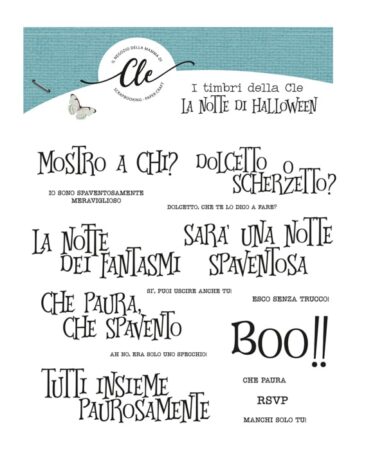 IL NEGOZIO DELLA MAMMA DI CLE - TIMBRI CLEAR SIRIUS  LA NOTTE DEI DOLCETTI- FANTASMINI BIRBANTI