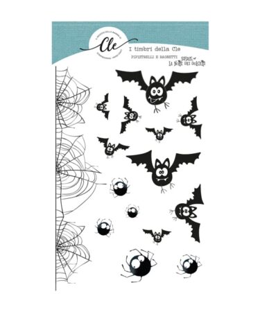 IL NEGOZIO DELLA MAMMA DI CLE - TIMBRI CLEAR SIRIUS E LA NOTTE DEI DOLCETTI RAGNETTI E PIPISTRELLI