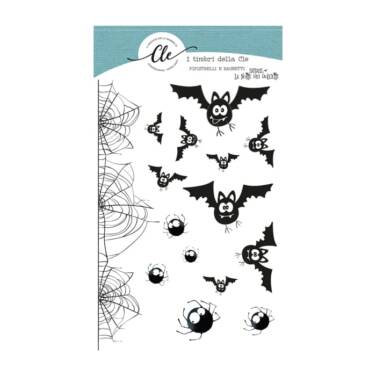 IL NEGOZIO DELLA MAMMA DI CLE - TIMBRI CLEAR SIRIUS E LA NOTTE DEI DOLCETTI RAGNETTI E PIPISTRELLI