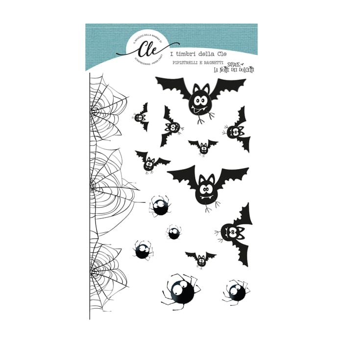IL NEGOZIO DELLA MAMMA DI CLE - TIMBRI CLEAR SIRIUS E LA NOTTE DEI DOLCETTI RAGNETTI E PIPISTRELLI