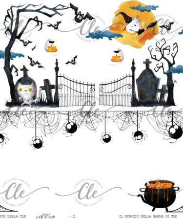 IL NEGOZIO DELLA MAMMA DI CLE- LE CARTE DELLA CLE - COLLEZIONE SIRIUS E LA NOTTE DEI DOLCETTI - CARTA NUM. 11