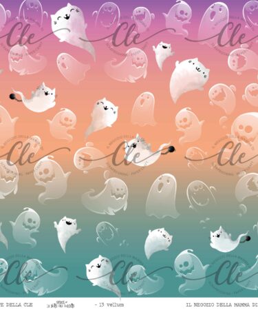 IL NEGOZIO DELLA MAMMA DI CLE- LE CARTE DELLA CLE - COLLEZIONE SIRIUS E LA NOTTE DEI DOLCETTI - CARTA VELLUM NUM. 13